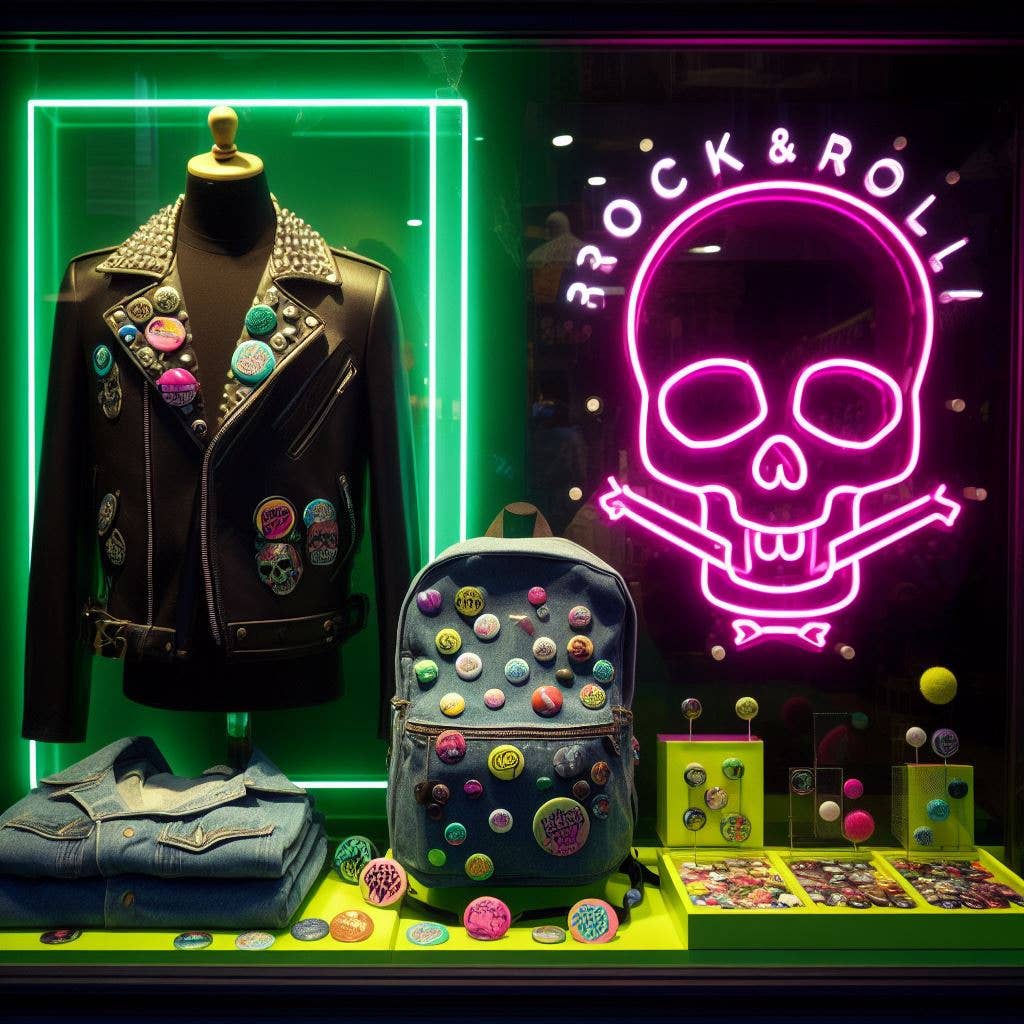 Pinbax Express - Vente Épinglettes/boutons - Set de 100 badges mystères musique de 25 mm (1 pouce)2