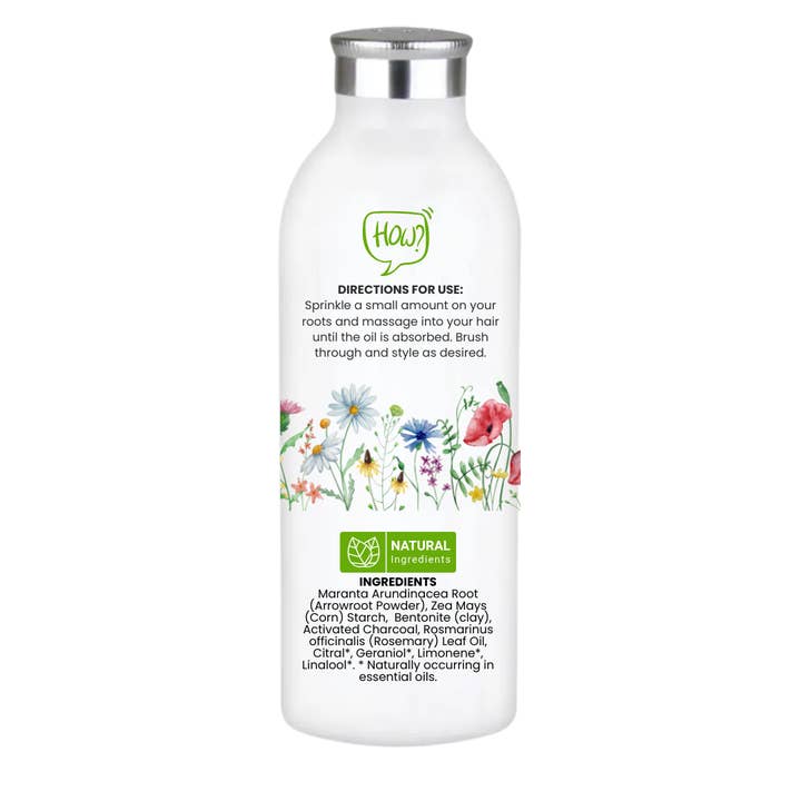 Hello Naturel - Venta al por mayor Champús en seco - Champú seco en polvo 100% natural, sin plástico, vegano, 30 unidades