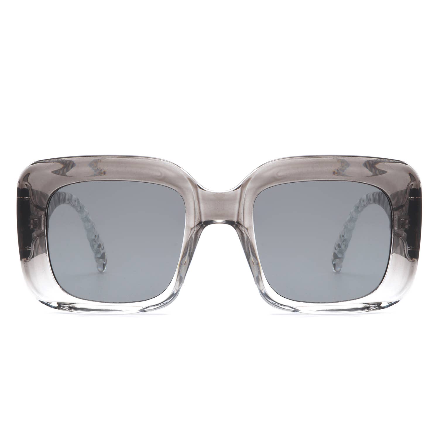 Cramilo Eyewear – Engroshandel Solbriller - Dame – Firkantede klumpede modesolbriller med flad top med tyk ramme7