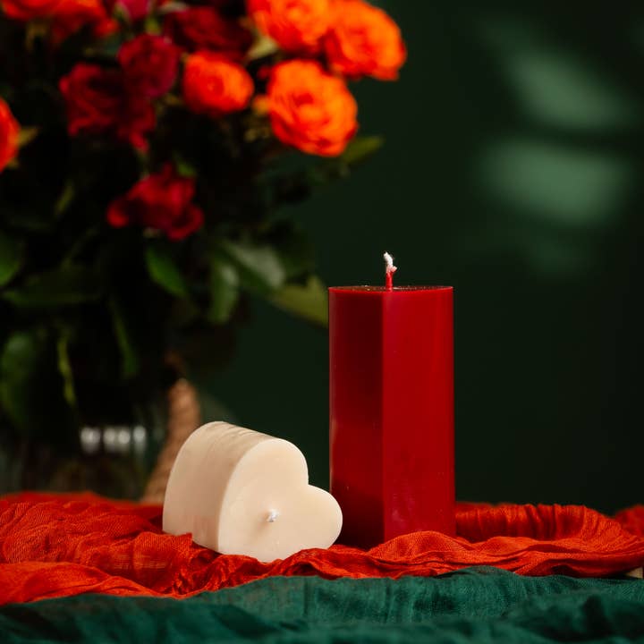 3D Heart-Shaped Pillar Candle – Perfect Valentine's Day Gift and other Purchase Wholesale 3d candle. Free Returns & Net 60 Terms on Faire trending on Faire.