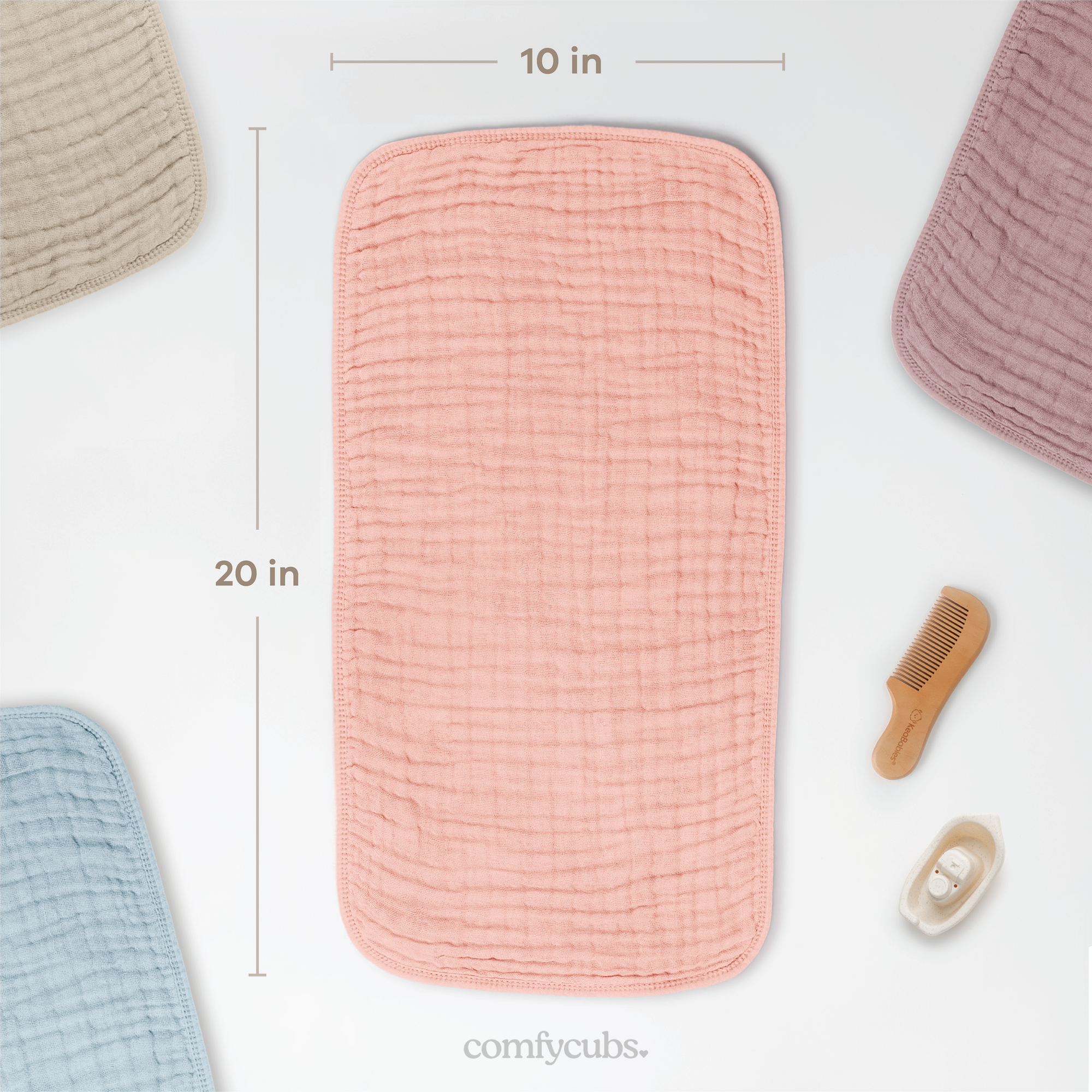 Comfy Cubs - Wholesale Burp Cloth - Baby - Baby Burp Cloths - 100% Muslin Cotton by Comfy Cubs111