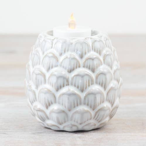 Portavelas de piña natural 10 cm para venta al por mayor de Gainsborough Giftware x Portland Living