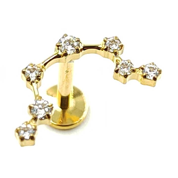 Piercing titane avec zircon
pour la vente par MYLENE ET FELIX