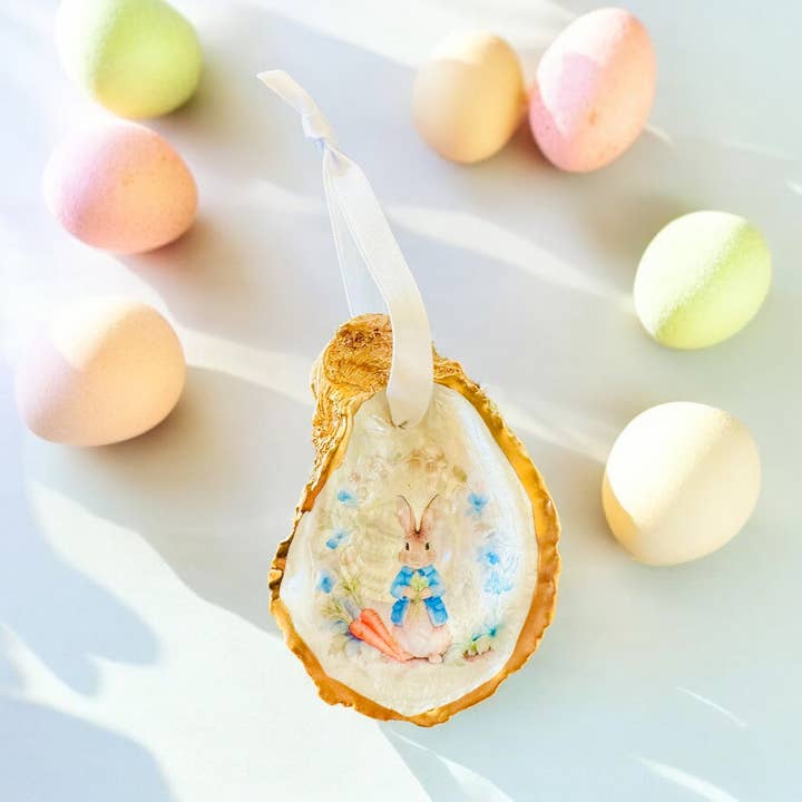 Ornamento de Concha de Ostra de Pascua para venta al por mayor de Shells by Shea