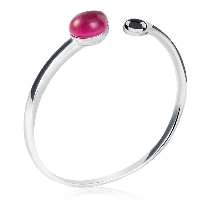Argent Basic - Vendita all'ingrosso Bracciale a polsino - SLAVE AVA FUCSIA1