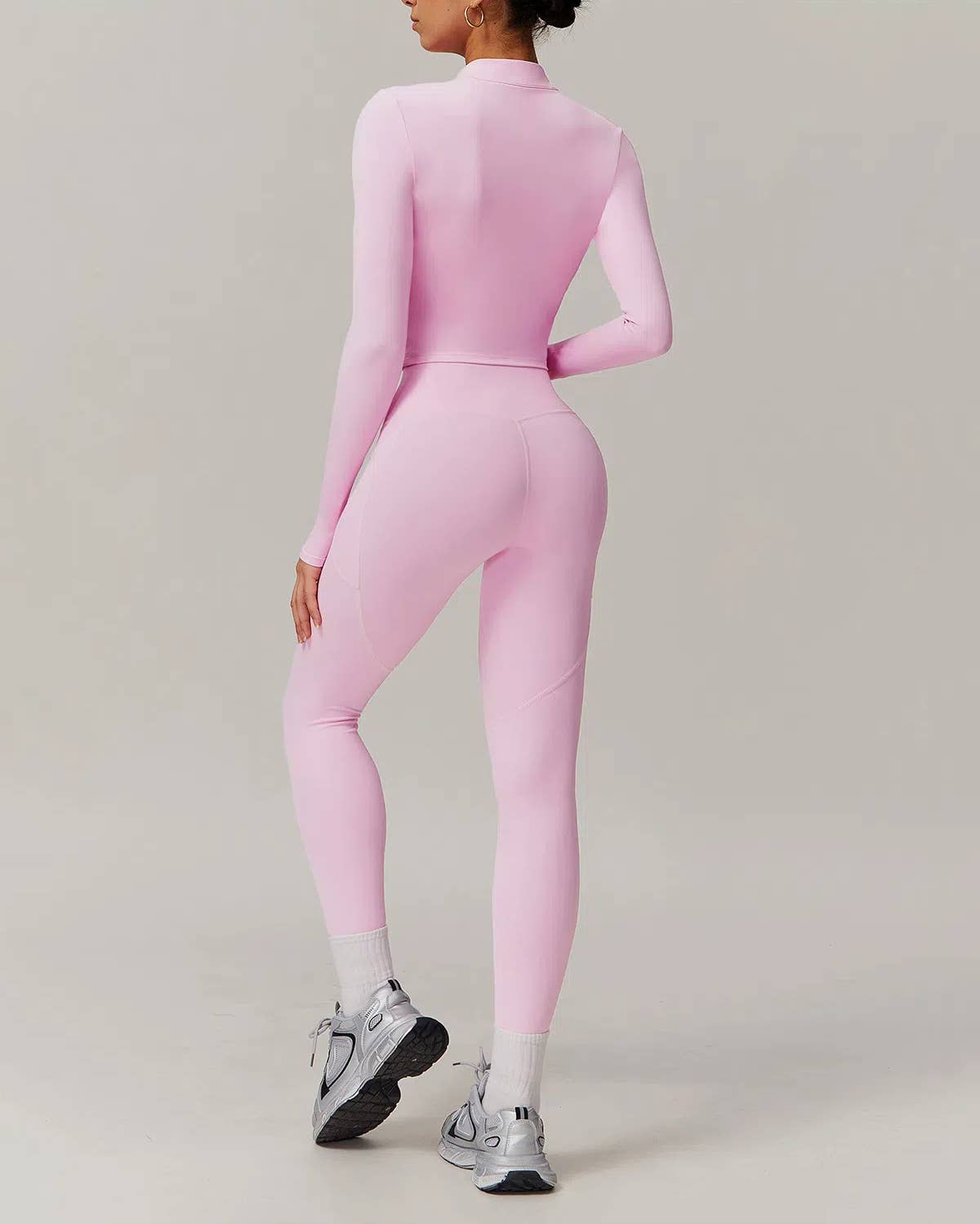 Crave by FW - Wholesale Activewear Set - Women's - Solid Yoga Set With Sports Jacket and Legging7