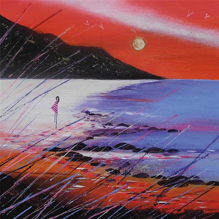 Greeting Card Evening Sun for wholesale by Natural Partners Limited