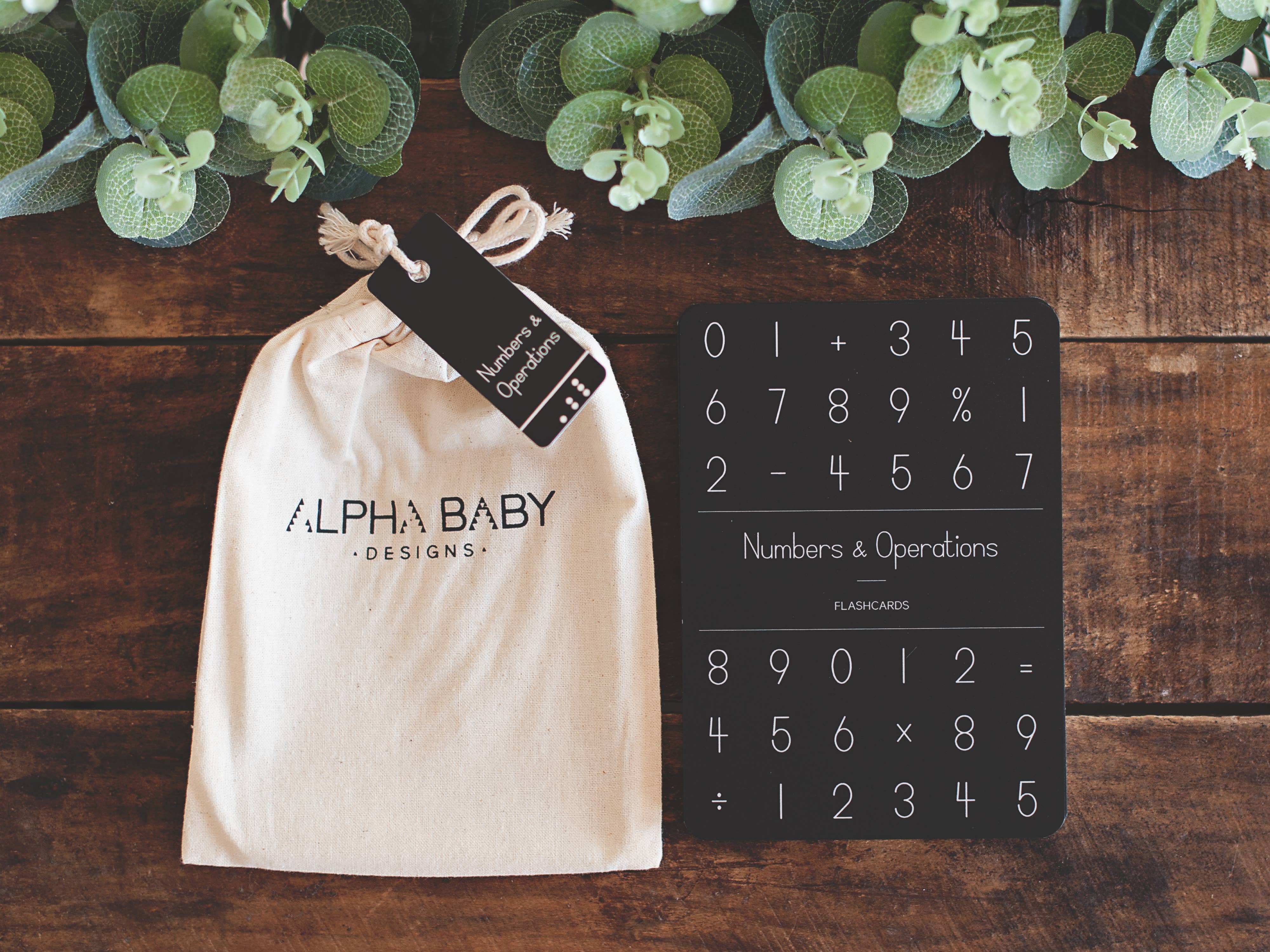 Alpha Baby Designs - Wholesale Learning Cards - Kids & Baby - Numbers & Operations Flash Cards2