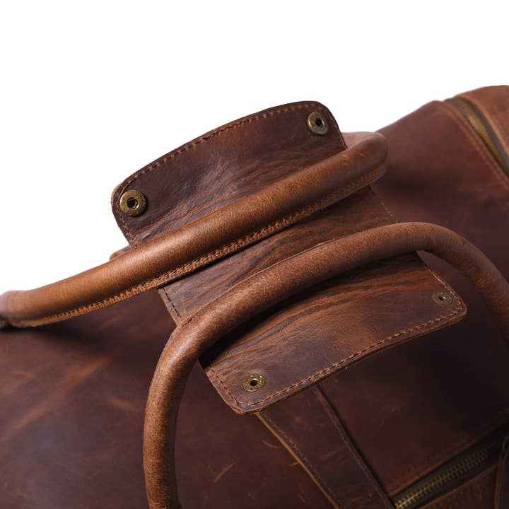 Dotch Leather - Vendita all'ingrosso Sacca da viaggio - Uomo - Borsa da viaggio in pelle Hendrix - Borsone weekend per uomo5