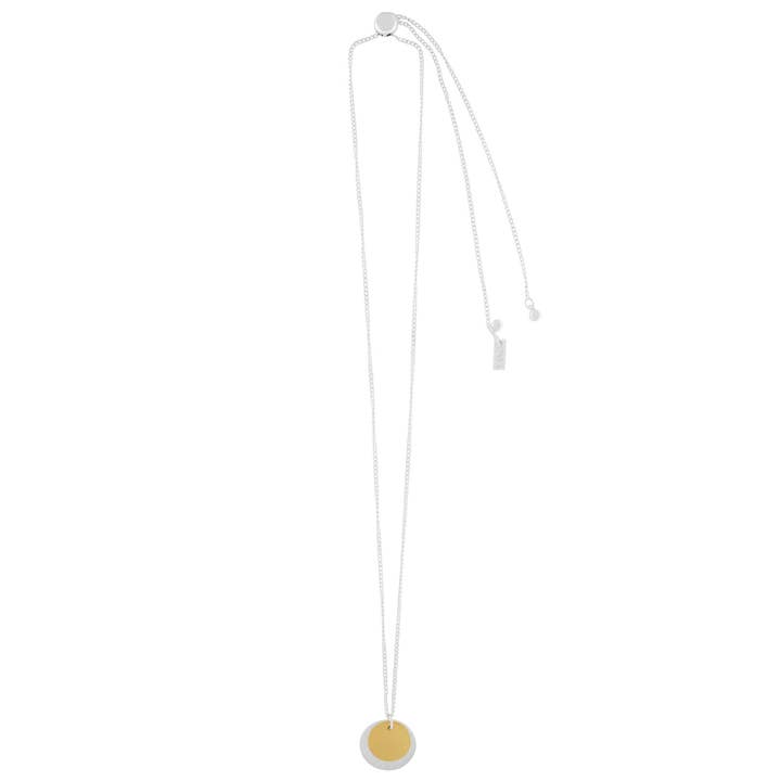Dansk Copenhagen - Wholesale Pendant/Charm Necklace - Theia Adjustable 2 Tone Necklace Silver & Gold Plating7