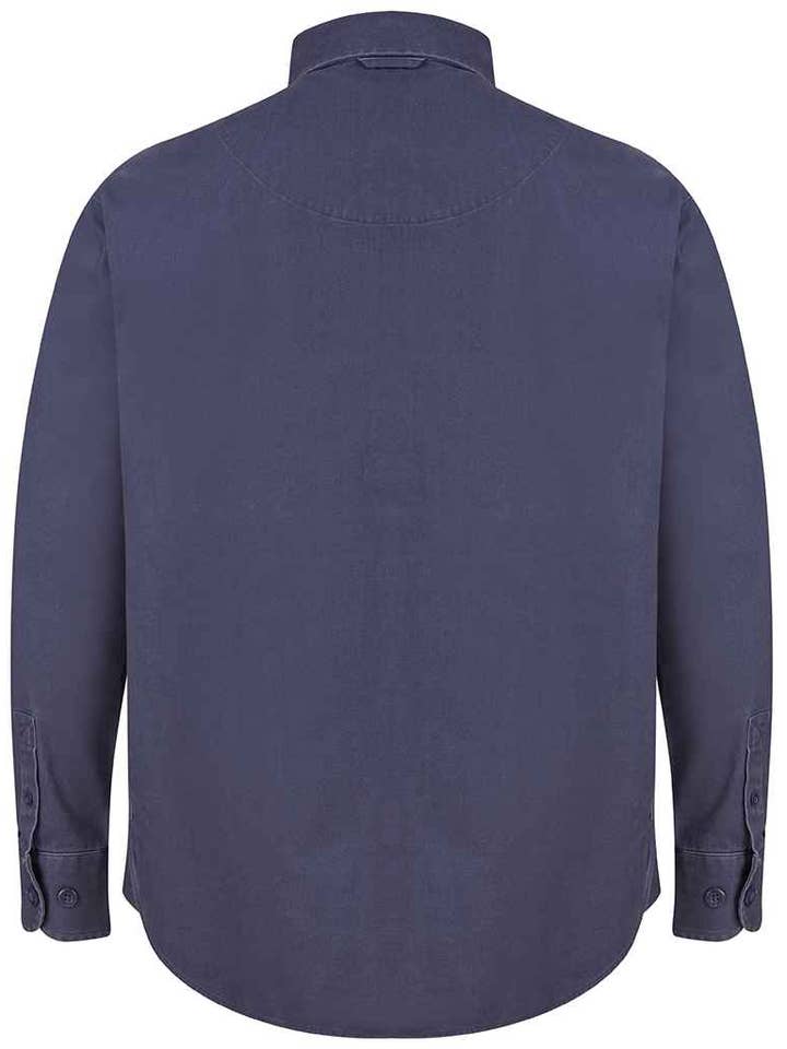 Washed Navy Front Row - Pullover Drill Shirt for wholesale on Faire3