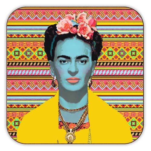 Coasters, Frida - Colourful by Wallace Elizabeth for wholesale by ART WOW