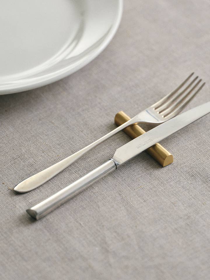 Messing Bestikstøtte Rund for engroshandel hos Fog Linen Work