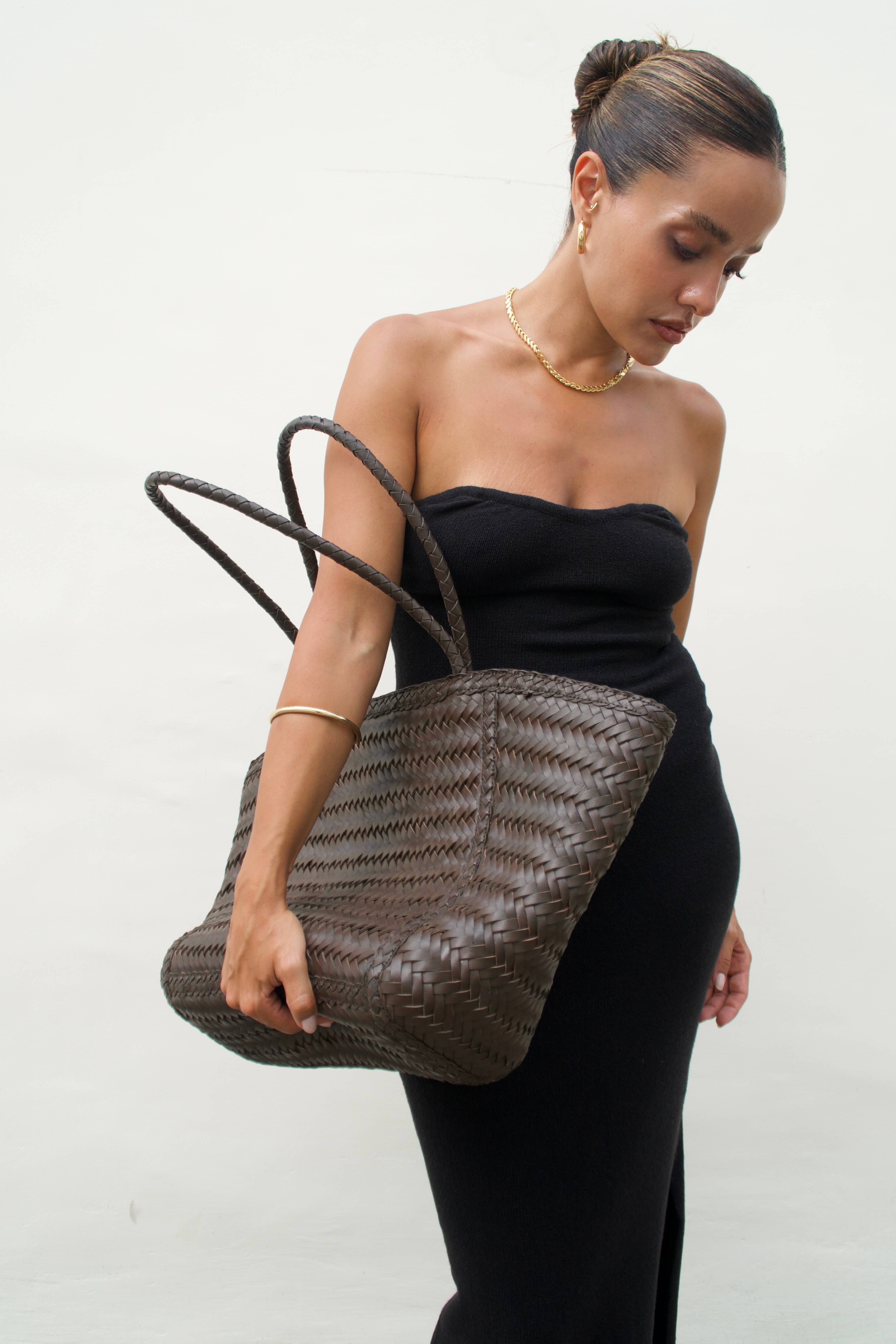 Le Cle - Wholesale Top handle bag – women's - Arvela Bag | Handwoven Leather Shopper4