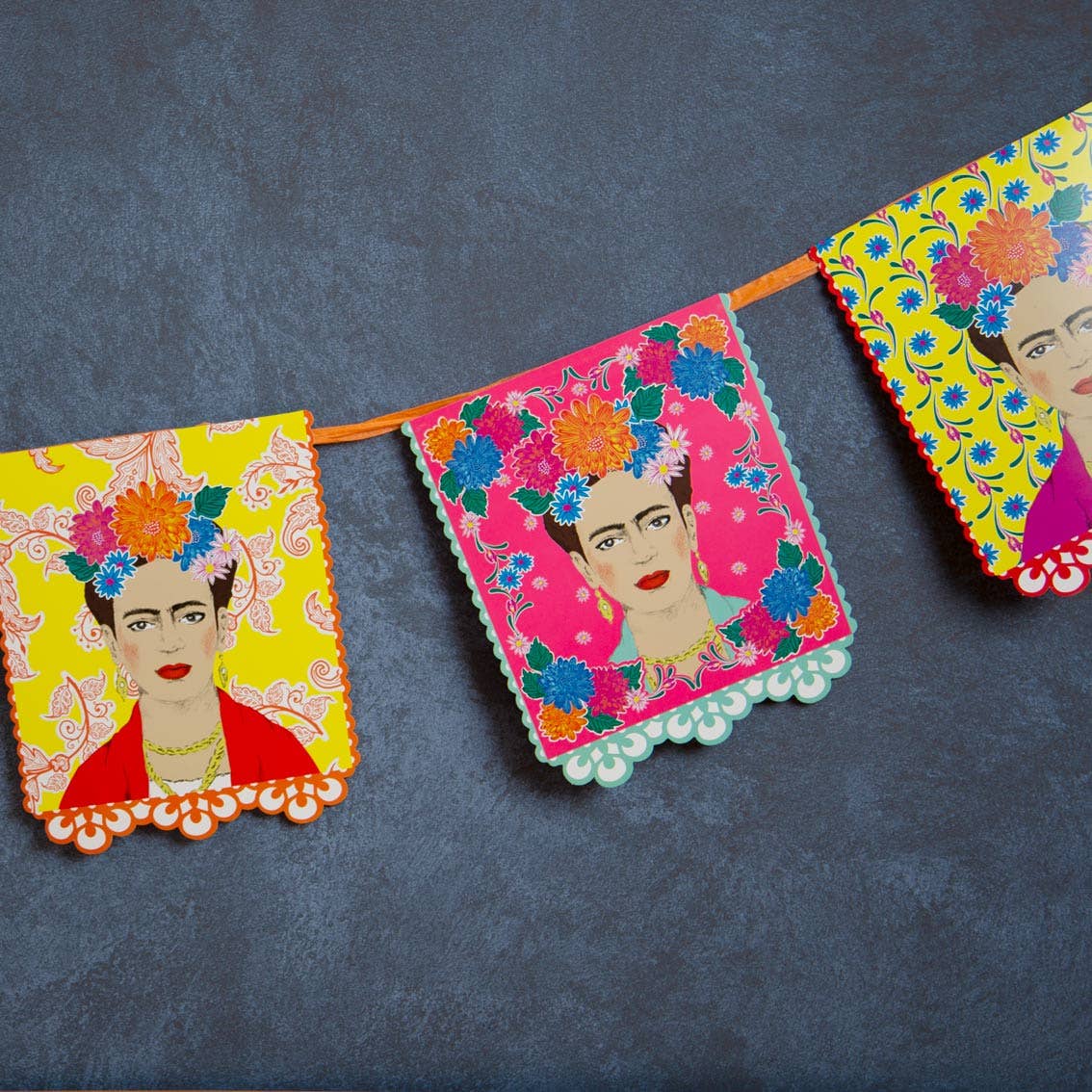 Talking Tables USA - Wholesale Bunting/Garland - Frida Kahlo Bunting | Fiesta Party |5