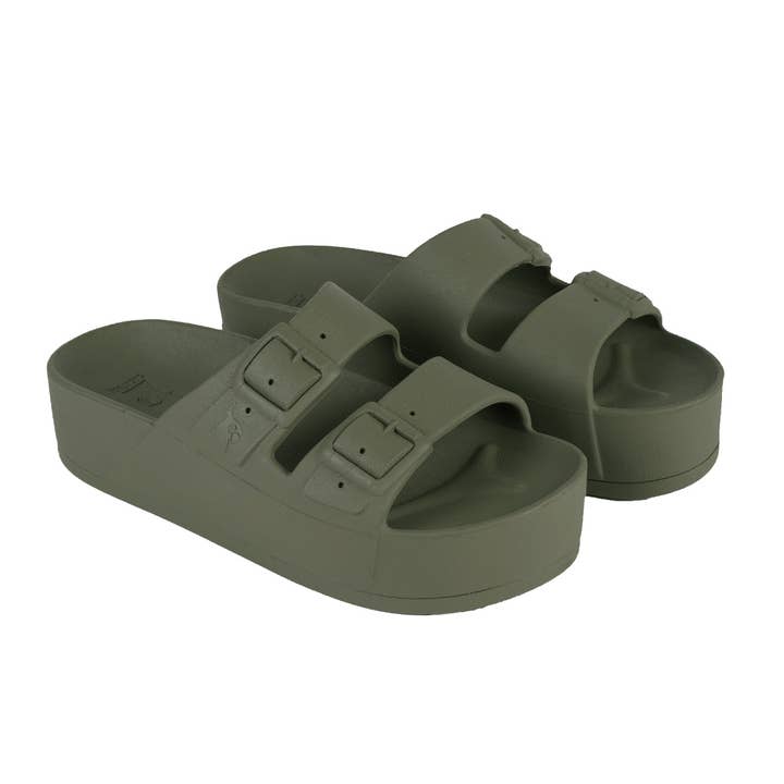 Cacatoès Caipirinha Classic Black Wedge Sandals-Women for wholesale on Faire4