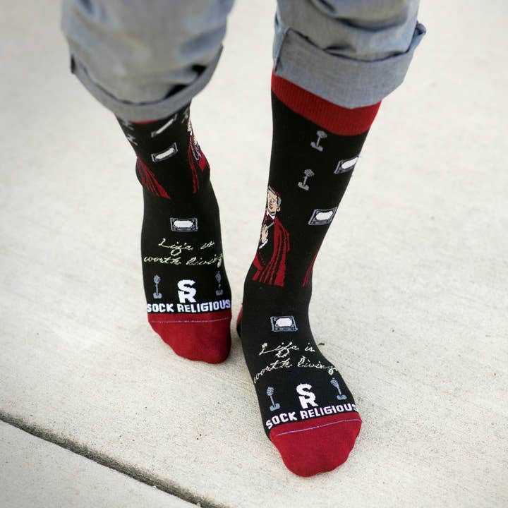 Sock Religious - Wholesale Socks - Unisex - Archbishop Fulton Sheen Adult Socks5