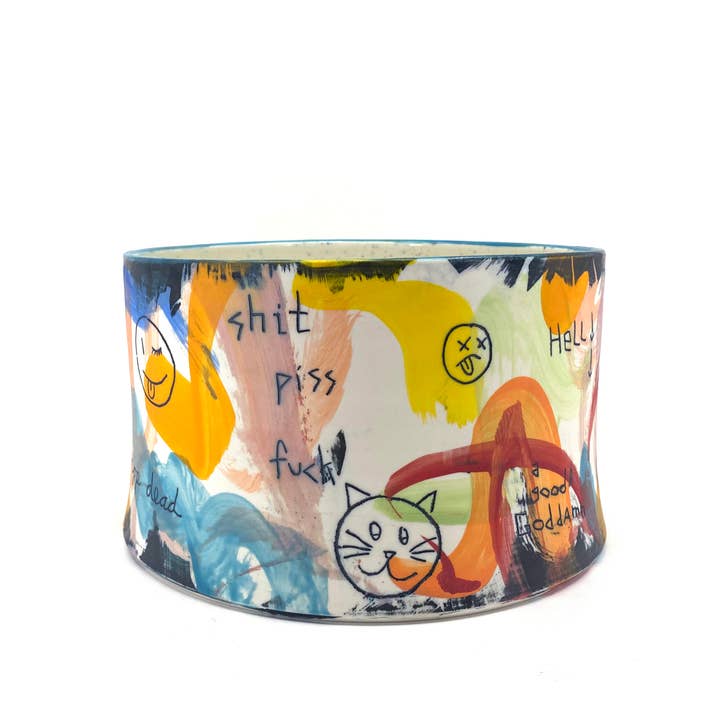 Ceramics and Theory - Wholesale Serving bowl - Pep Talk Cylinder Bowl1