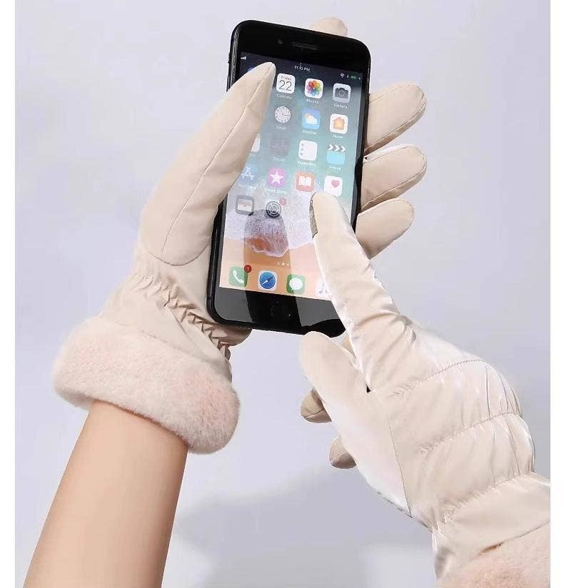 Tourtiwi - Wholesale Gloves - Women's - Women's winter thickened fleece touch screen warm gloves5