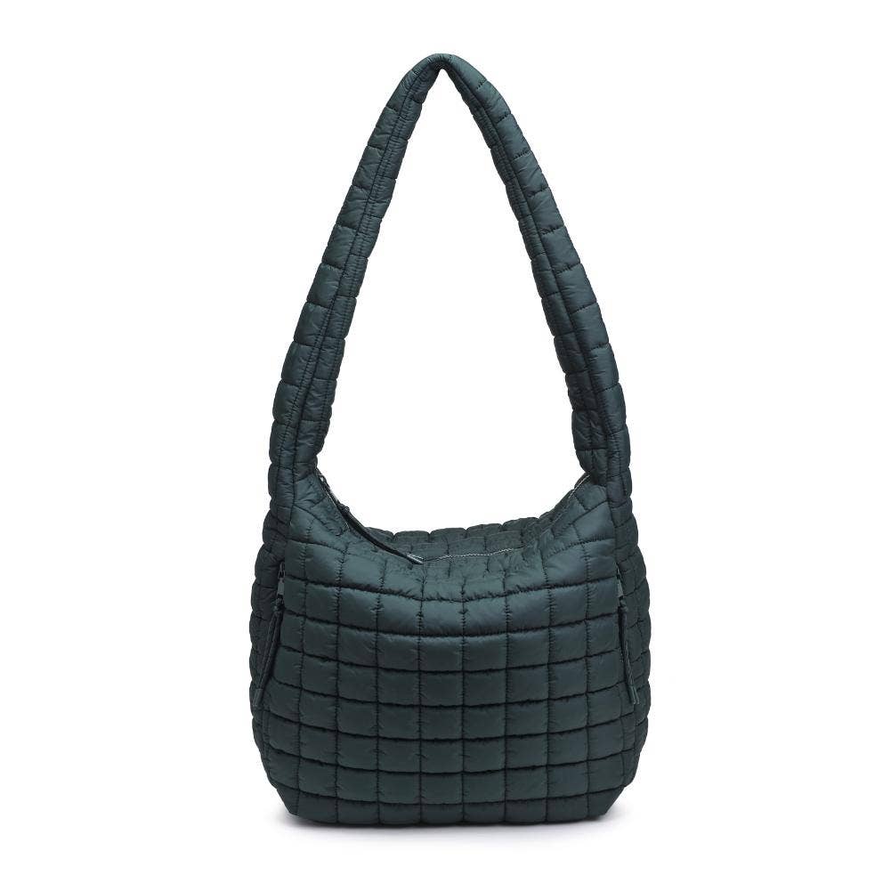 Urban Expressions - Vente Sac porté épaule – femme - Sac hobo matelassé en nylon Leda64