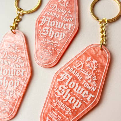Katie Daisy - Wholesale Keychain – Women's - Flower Shop Keychain