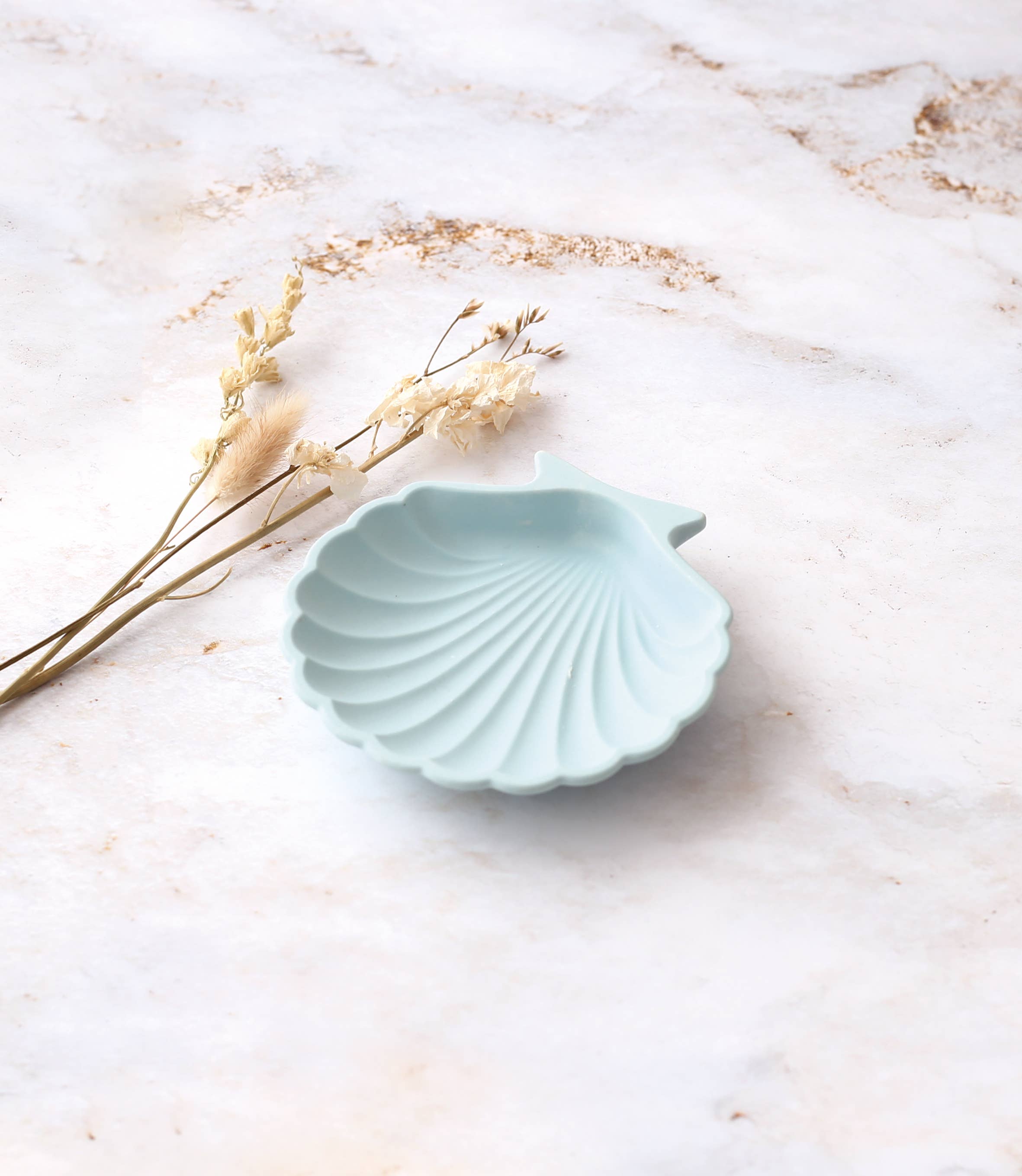 Graine Créative – Utensílio para artesanato por atacado – Molde de silicone para concha 11 cm - Jesmonite1