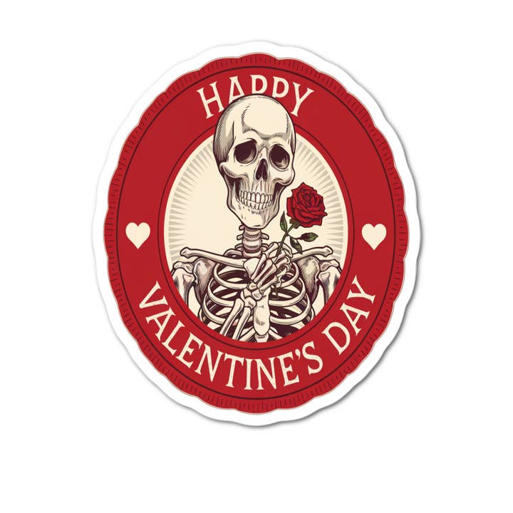 Happy V Day Sticker for wholesale by Stick-It Expressions
