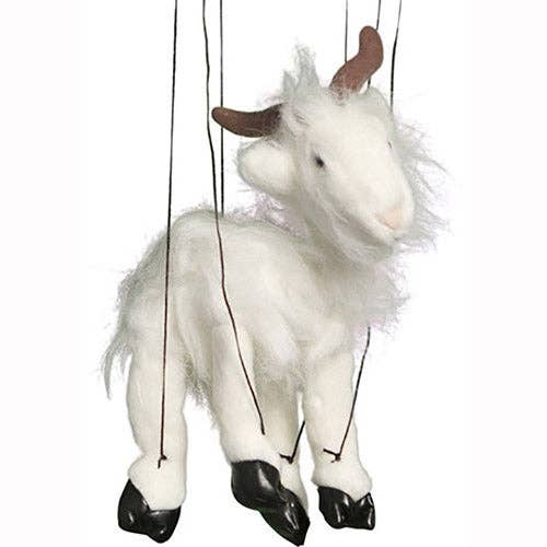 Silly Puppets - Wholesale Puppet - Kids & Baby - Sunny Puppets White Goat Marionette (Small - 8")