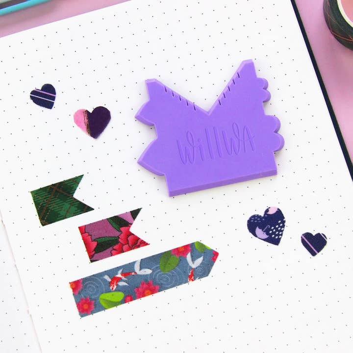 Washi Cutter – FLAGS & HEARTS for wholesale by Willwa