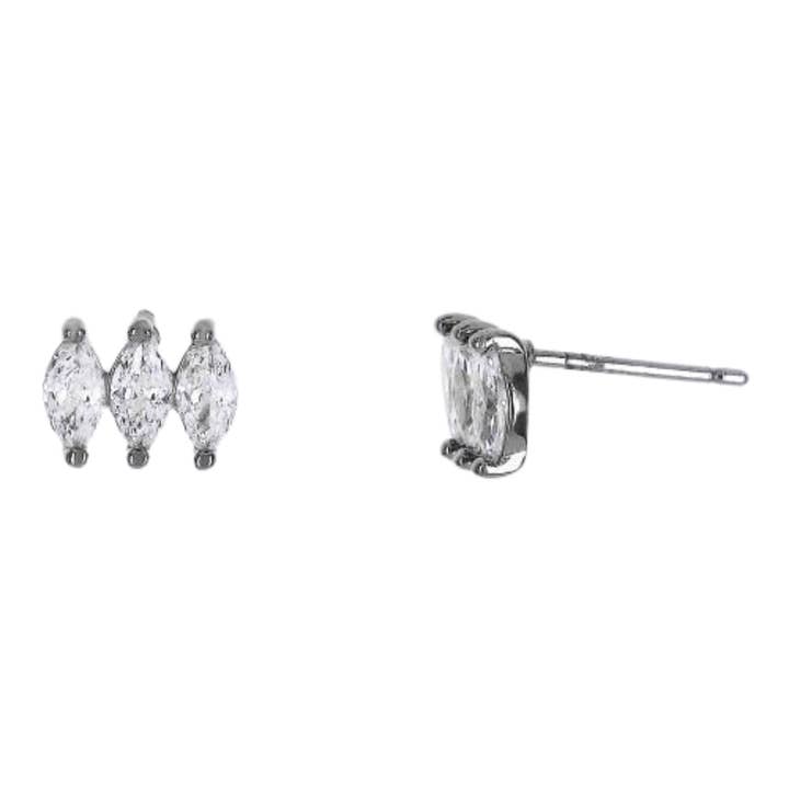 Morana - Wholesale Stud/Post Earrings - Cubic zirconia stud earrings