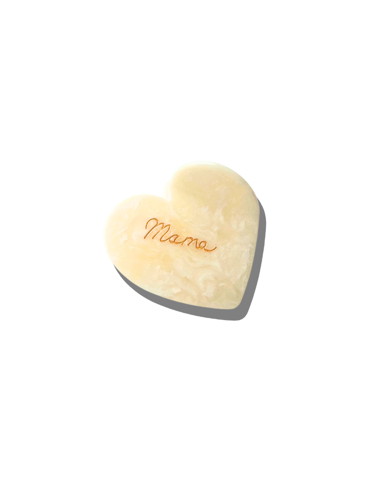 Solar Eclipse - Wholesale Haarclip - Dames - Handgeschilderde Mama Hart Acetaat Haarclip | Milieuvriendelijk0