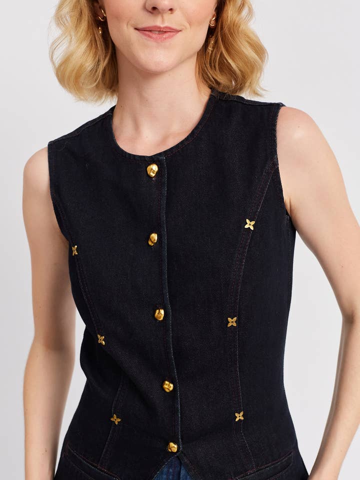 Be Sunset - Wholesale Outerwear Vest - Women's - Vasca Vest0