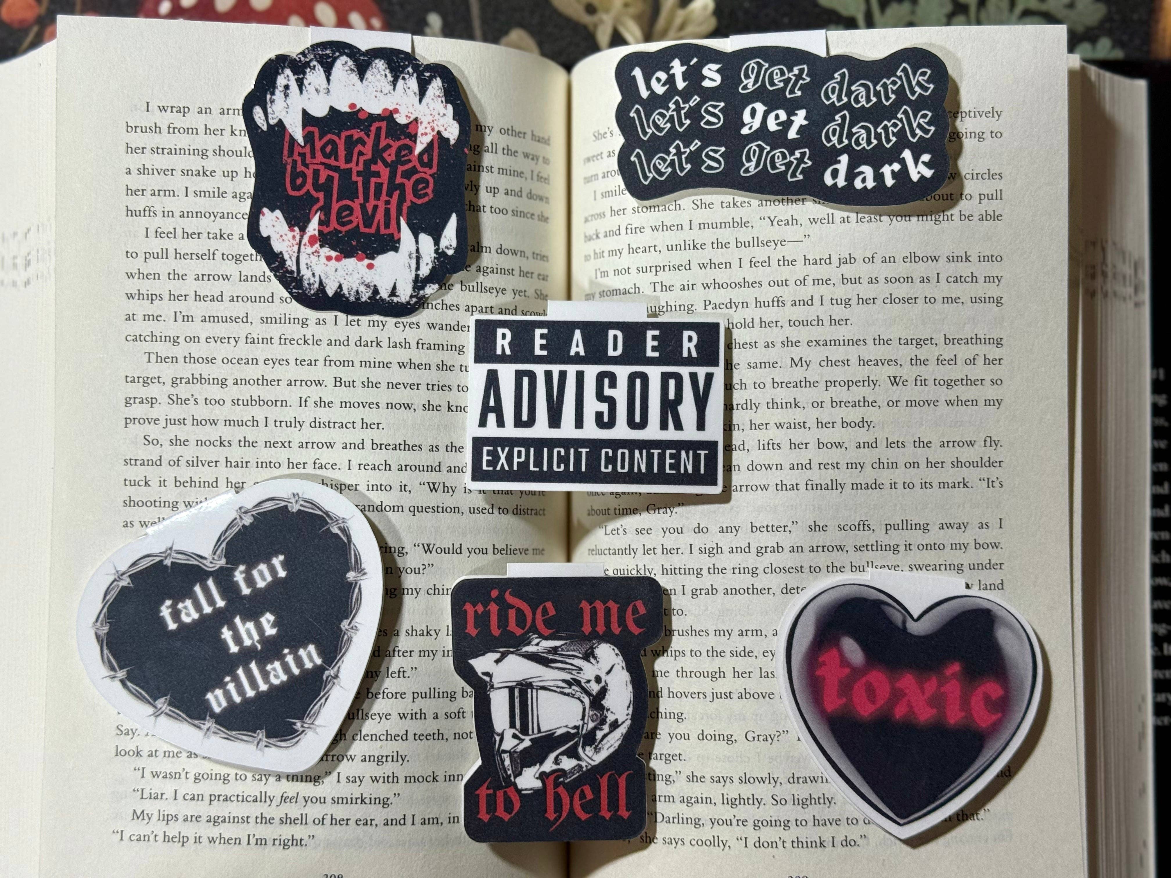 Brinnvill Books - Wholesale Bookmark - Explicit magnetic bookmark1