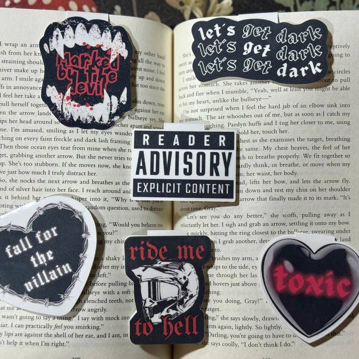 Brinnvill Books - Wholesale Bookmark - Explicit magnetic bookmark1