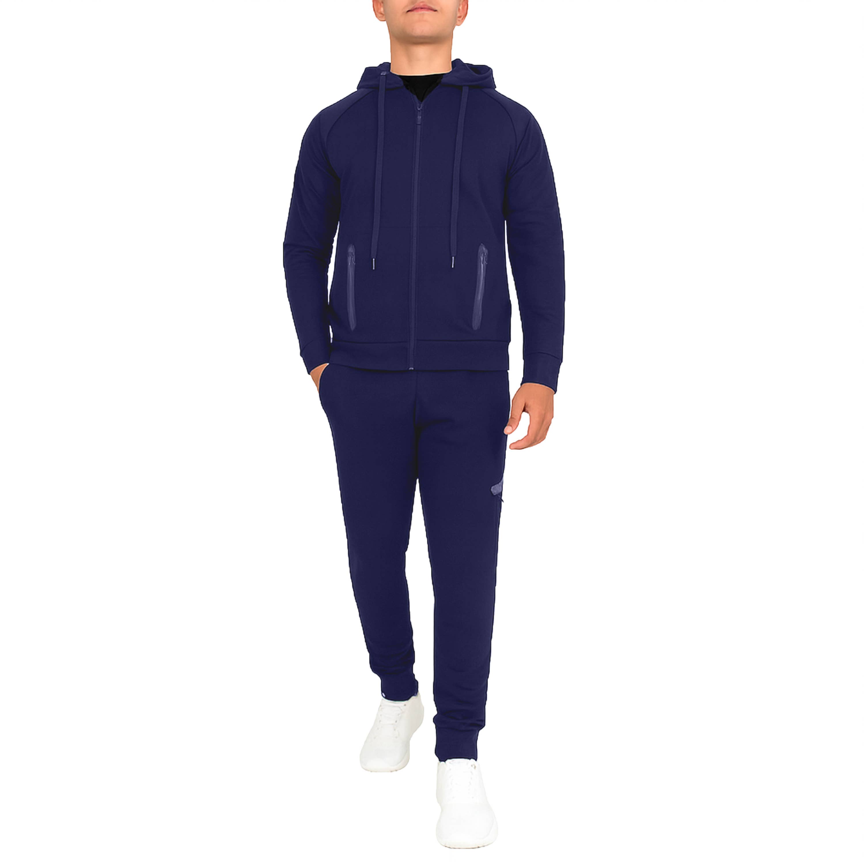 Galaxy By Harvic - Wholesale Lounge Set - Men's - 2-Piece Men's Tech Fleece Hoodie & Jogger Set (S-3XL)10