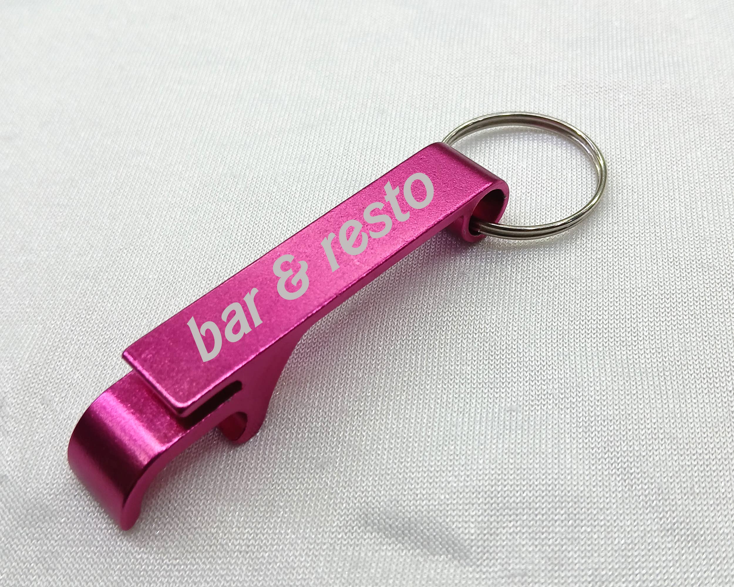 The Blissful - Wholesale Keychain – Unisex - Customized Keychain Aluminum Engraved Bottle Opener 5