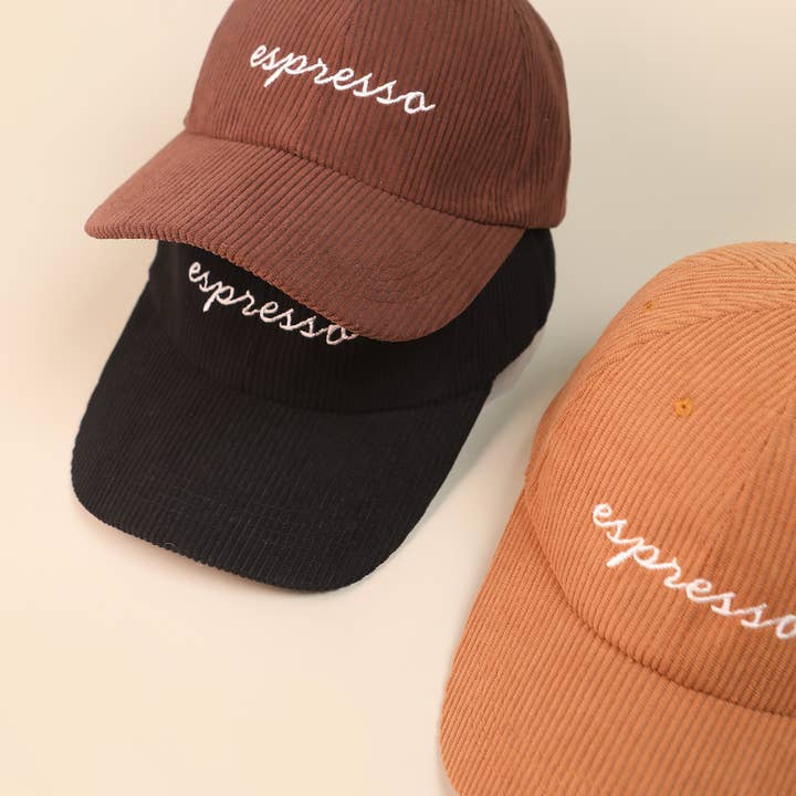 LoveLina - Wholesale Baseball Cap - Women's - Espresso Coffee Corduroy Baseball Cap (JOSSO)6