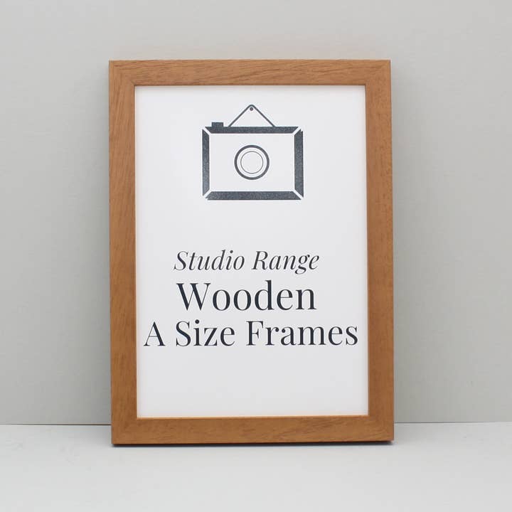 Photoframesandmore – wholesale Picture frame – Oak Colour A-Size Frames - A1, A2, A3, A4 Size Wooden Poster Frame4