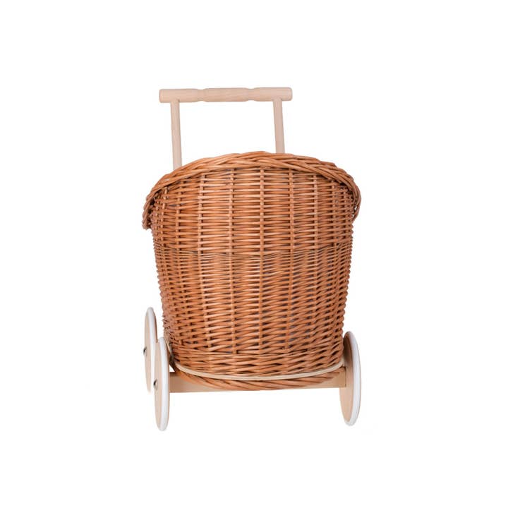 The Wicker Stories – wholesale Doll pram – Kids – Wicker Baby Carriage, Wicker Doll Stroller