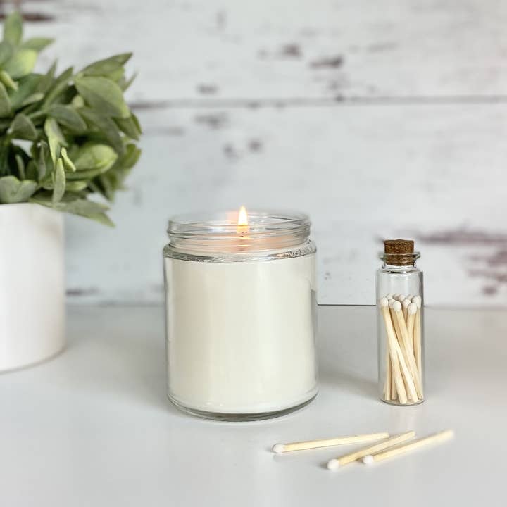 Tickle Creek Soap - Wholesale Jar/Filled Candle - Candle 7 oz Coconut Apricot Wax