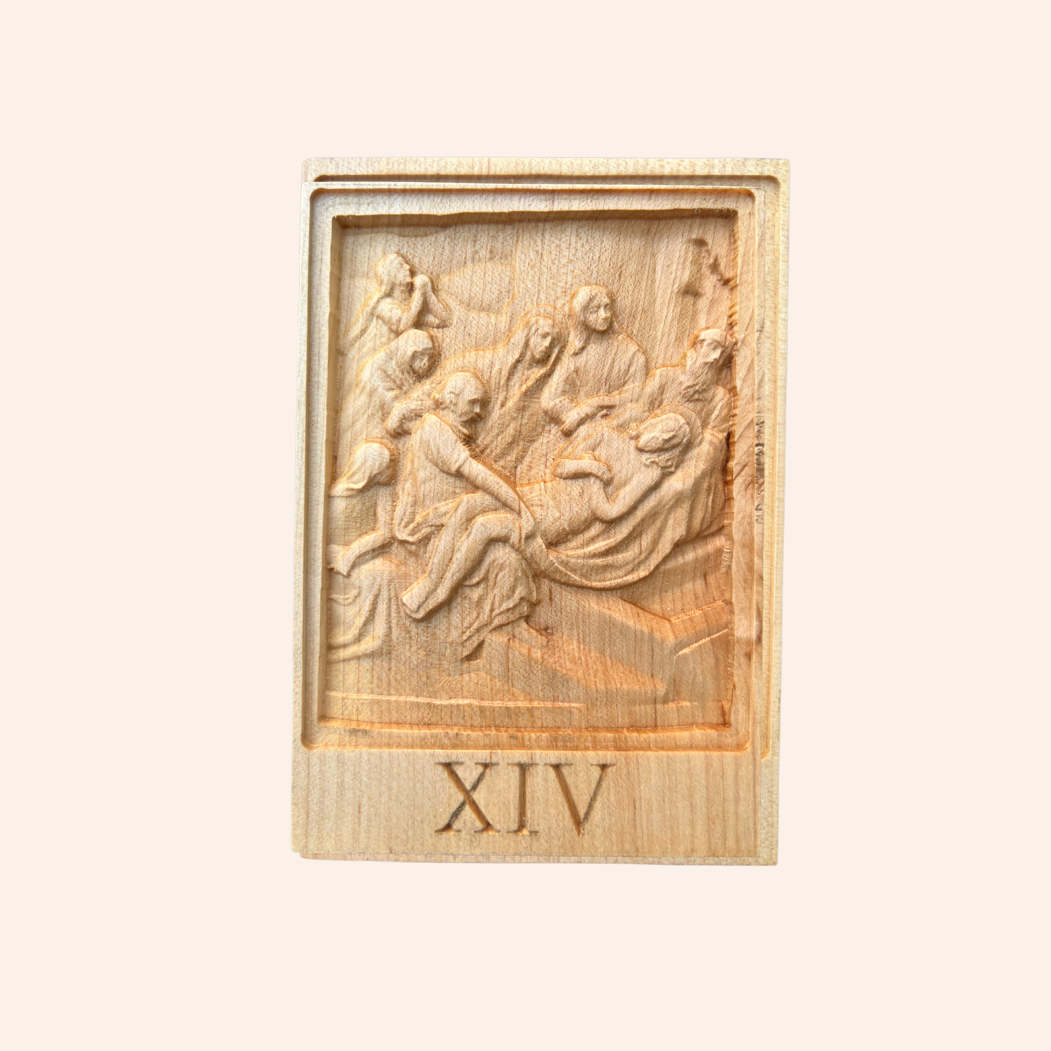 Pietà Paperie - Wholesale Wall Cross - Set of 14 Stations of the Cross Wooden Engravings, Catholic Home Decor1