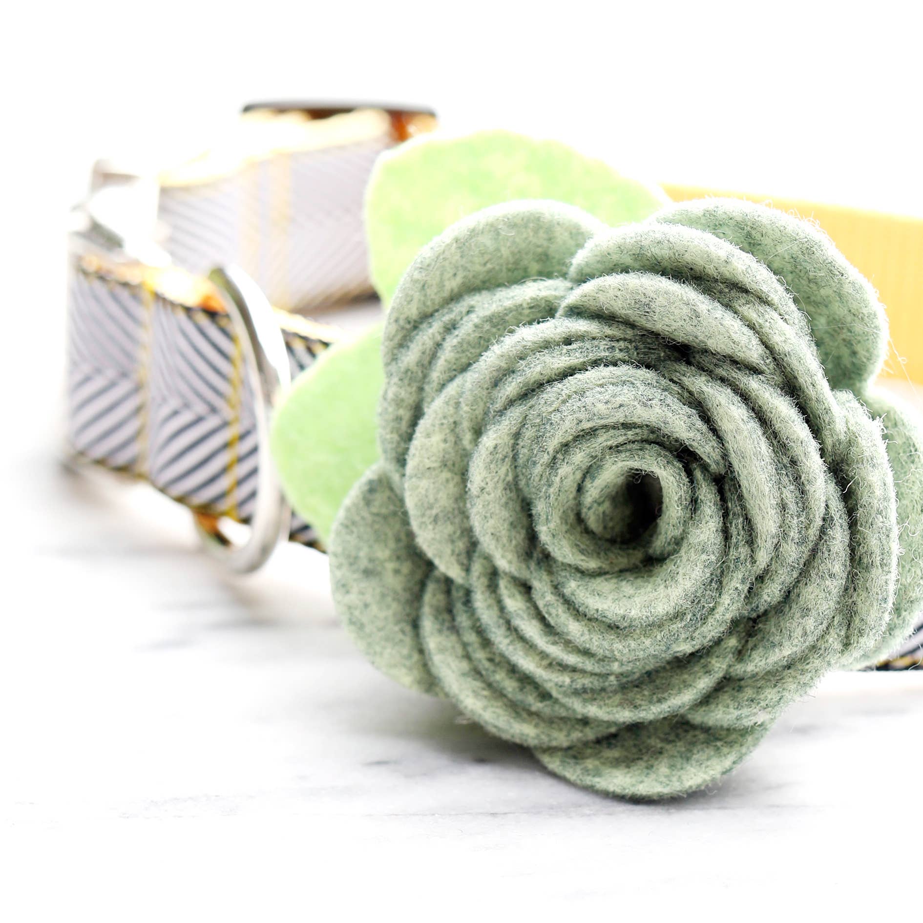 Mimi Green - Vente Collier – chien - Collier pour chien Rose Fleur22