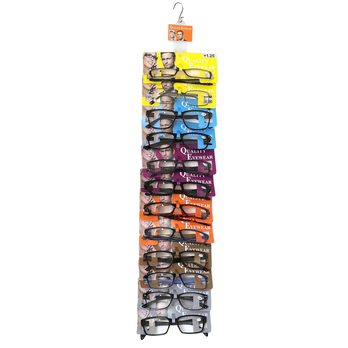 Apollo Eyewear - Wholesale Eyeglasses - Unisex - Value Reading Glasses on a Clip Strip0
