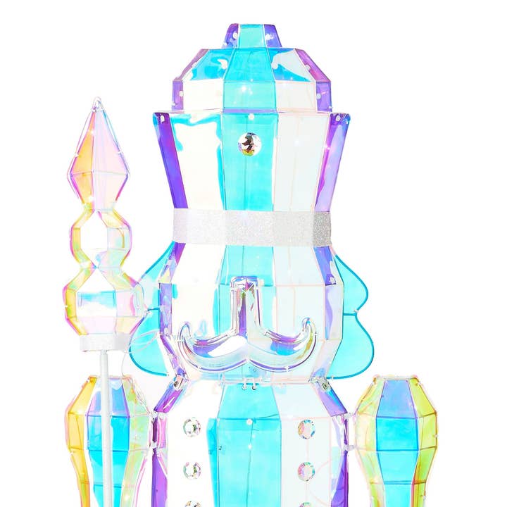 Dunn Deals - Wholesale Christmas Decoration - Iridescent LED 6'FT Nutcracker INDOOR / OUTDOOR1