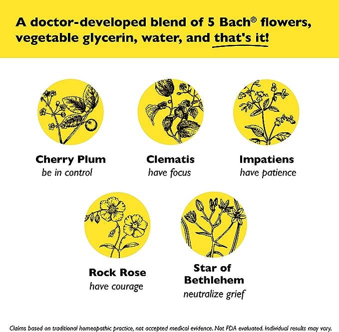 RESCUE & Bach Original Flower Remedies - Wholesale Oral Supplement/Vitamin - Bach RESCUE Remedy Dropper 20mL (AF Formula)3