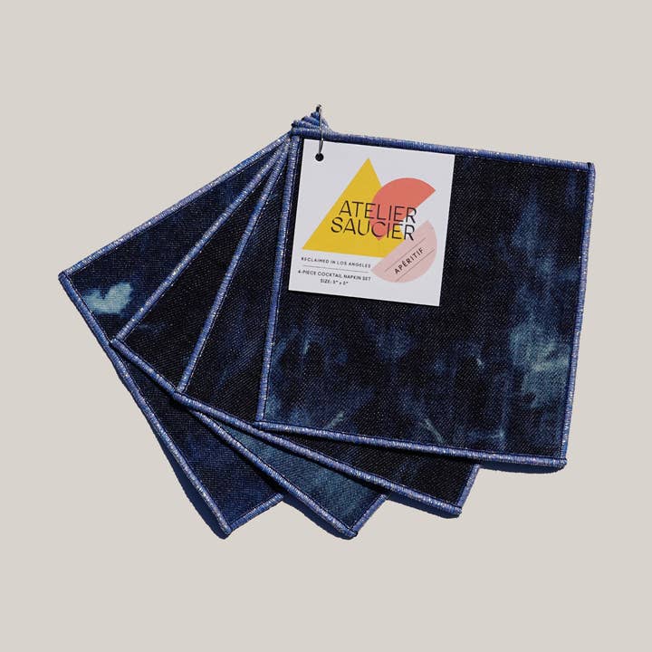 Après Ski Cocktail Napkins | Set of 4 for wholesale by ATELIER SAUCIER