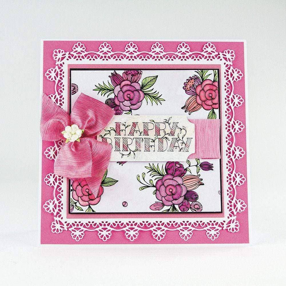 Tonic Studios - Wholesale Craft Supplies - Craft Perfect - Foiled Card Blanks - Delicate Floral Set - 9398E5