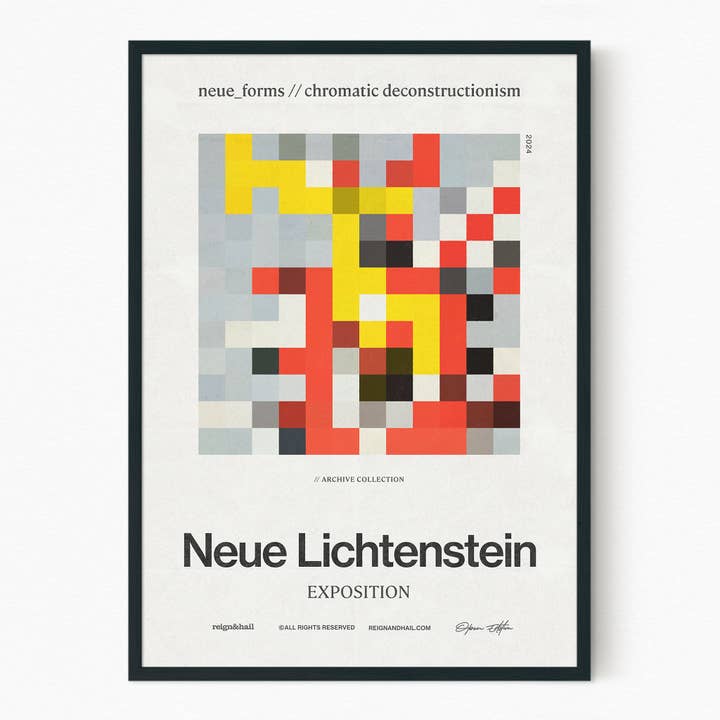 Neue Lichtenstein - Art Print for wholesale by Reign&Hail