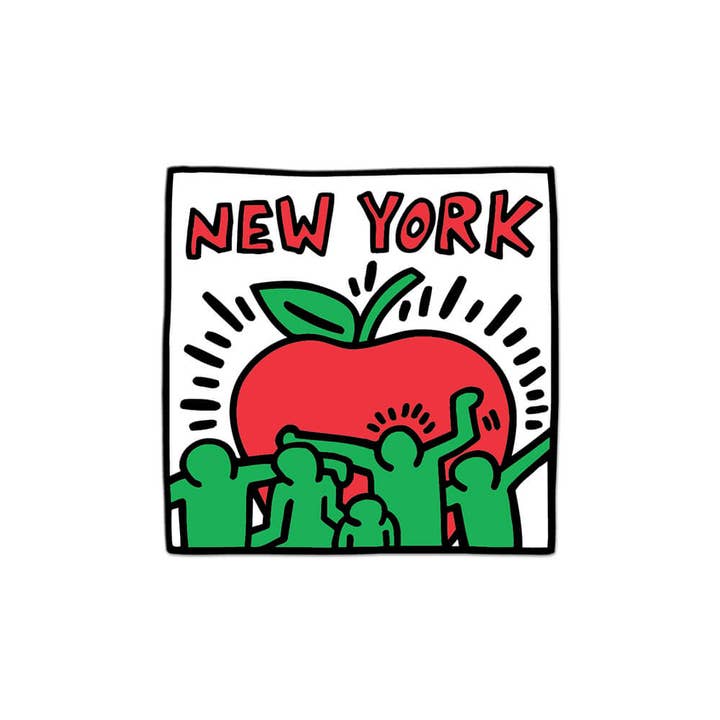 Apply Stickers - Wholesale Sticker - New York by Keith Haring - Die-Cut Sticker (Holidays)