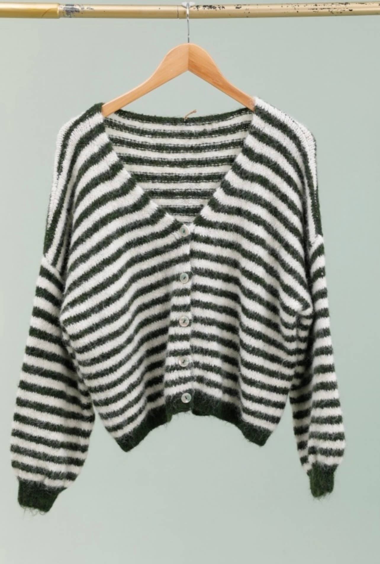 LÉA & LUC - Wholesale Cardigan - Women's - Striped cardigan REF. 5106212